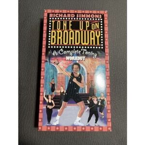 Richard Simmons Tone Up on Broadway (VHS, 2000) Excellent Condition Toning